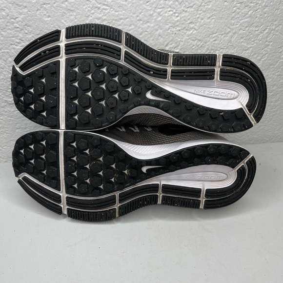 Nike Air Zoom Pegasus 33 Running Shoe Women Size 8 Gray White Sneaker 831356-002 - Picture 5 of 11